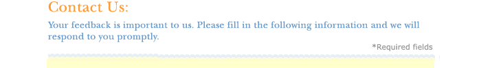 Contact Us: Please fill in the following information...
