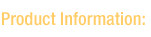 Product Information